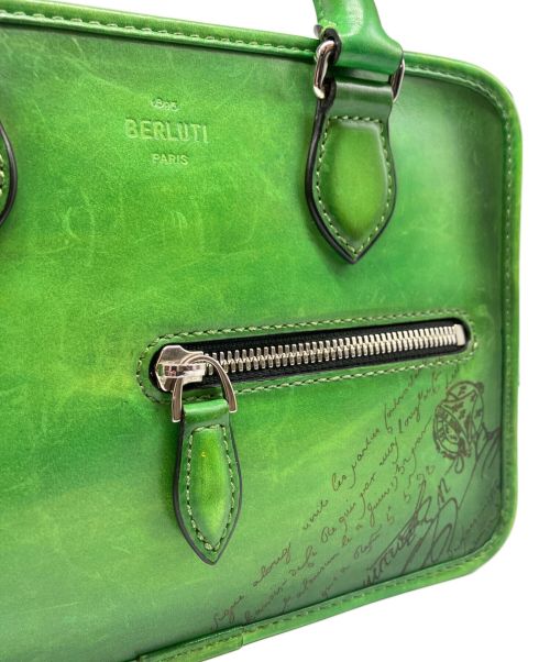 Berluti（ベルルッティ）Berluti (ベルルッティ) アンジュール ガリバー 2WAYハンドバッグ グリーン サイズ:-の古着・服飾アイテム