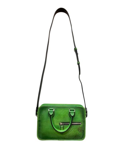 Berluti（ベルルッティ）Berluti (ベルルッティ) アンジュール ガリバー 2WAYハンドバッグ グリーン サイズ:-の古着・服飾アイテム