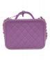 CHANEL (シャネル)  Filigree バニティケース ミディアム/ショルダーバッグ/ハンドバッグ/2WAYバッグ パープル サイズ:ミディアム：440000円