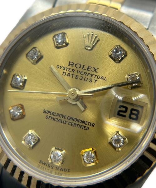 ROLEX（ロレックス）ROLEX (ロレックス) DATEJUST LADY 10P DIA デイトジャストレディ 26 Ref.79173G シャンパン文字盤 シャンパン文字盤 サイズ:26.0mm/16.0cm/20コマの古着・服飾アイテム