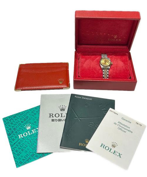 ROLEX（ロレックス）ROLEX (ロレックス) DATEJUST LADY 10P DIA デイトジャストレディ 26 Ref.79173G シャンパン文字盤 シャンパン文字盤 サイズ:26.0mm/16.0cm/20コマの古着・服飾アイテム