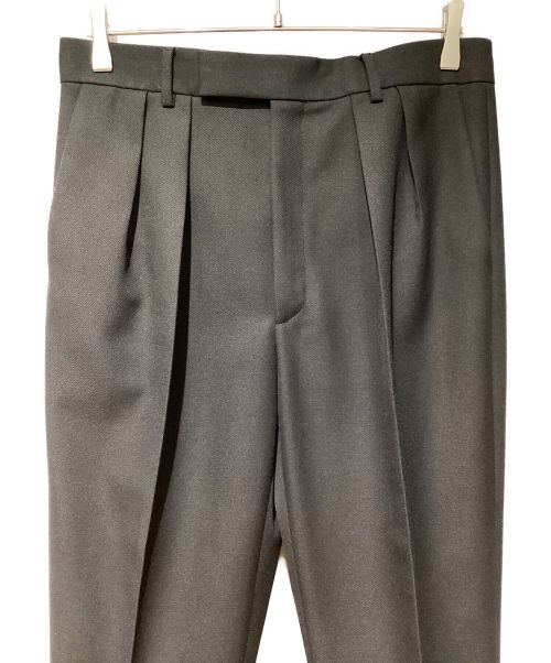 CELINE（セリーヌ）CELINE (セリーヌ) ツータックスラックス ブラック サイズ:48の古着・服飾アイテム