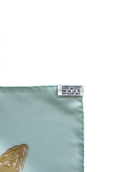 HERMES（エルメス）HERMES (エルメス) スカーフ スカイブルー サイズ:90の古着・服飾アイテム