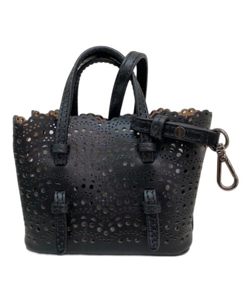 ALAIA（アライア）ALAIA (アライア) Mina Mini leather crossbody bag ブラックの古着・服飾アイテム