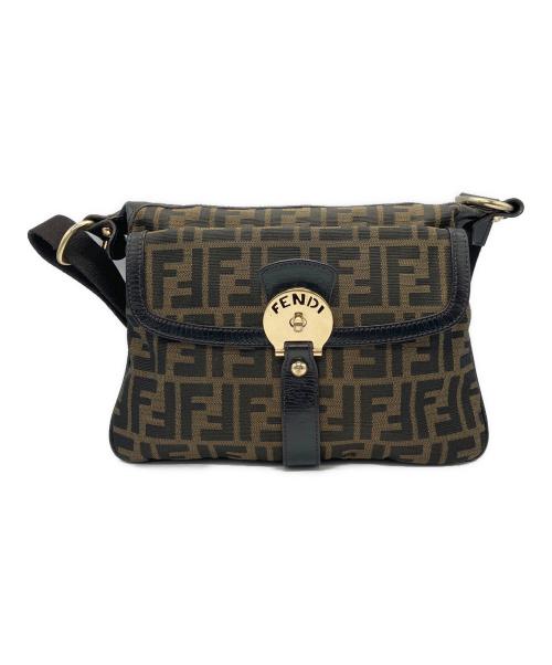 FENDI（フェンディ）FENDI (フェンディ) ショルダーバッグ ブラウンの古着・服飾アイテム