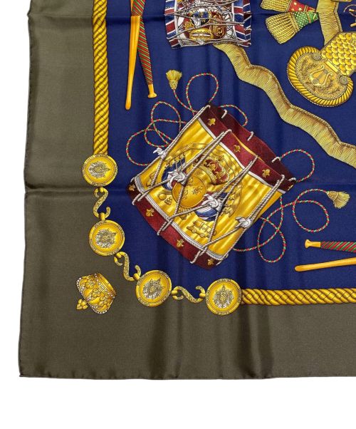 HERMES（エルメス）HERMES (エルメス) カレ90 ネイビー サイズ:90の古着・服飾アイテム