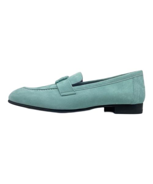 HERMES（エルメス）HERMES (エルメス) スウェードローファー スカイブルー サイズ:37 2/1 未使用品の古着・服飾アイテム