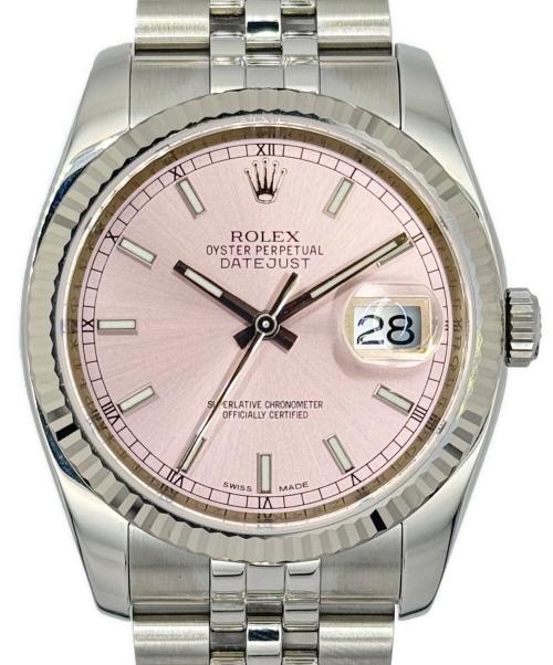 ROLEX（ロレックス）ROLEX (ロレックス) デイトジャスト 36 Ref.116234 ピンク文字盤 サイズ:36mmの古着・服飾アイテム