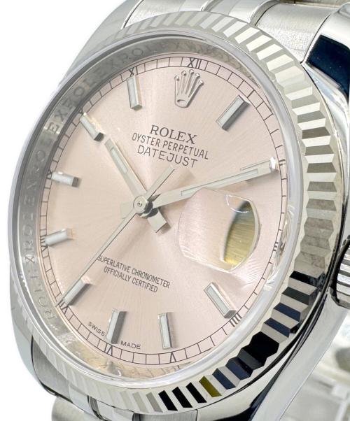 ROLEX（ロレックス）ROLEX (ロレックス) デイトジャスト 36 Ref.116234 ピンク文字盤 サイズ:36mmの古着・服飾アイテム