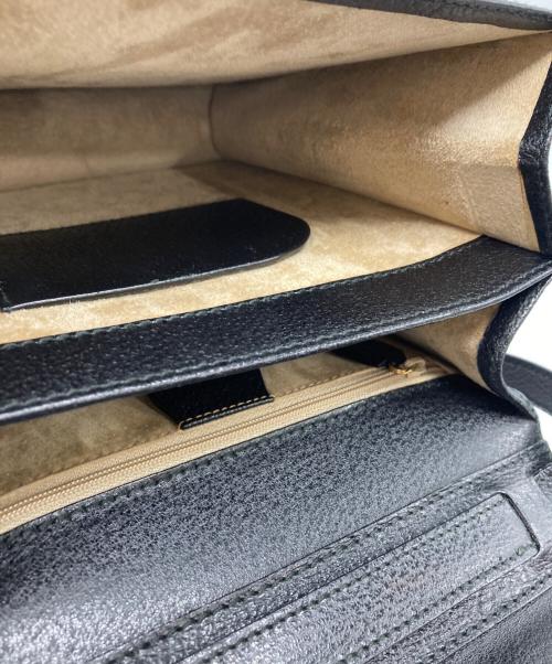 GUCCI（グッチ）GUCCI (グッチ) 2WAYショルダーバッグ ブラックの古着・服飾アイテム