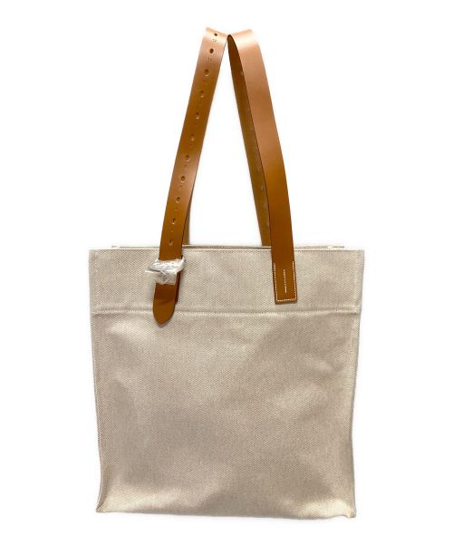 HERMES（エルメス）HERMES (エルメス) エトリヴィエールショッピング/B刻印/トートバッグ ベージュ×ブラウン 未使用品の古着・服飾アイテム