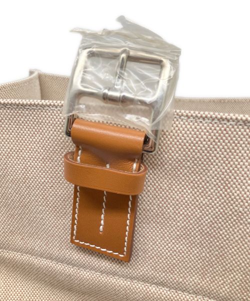HERMES（エルメス）HERMES (エルメス) エトリヴィエールショッピング/B刻印/トートバッグ ベージュ×ブラウン 未使用品の古着・服飾アイテム