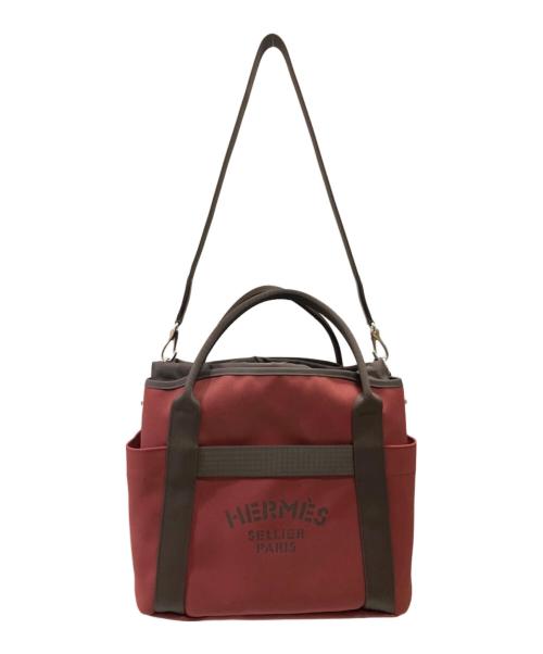 HERMES（エルメス）HERMES (エルメス) サックドパンサージュ/B刻印/トートバッグ/ショルダーバッグ/2WAYバッグ ルージュアッシュの古着・服飾アイテム