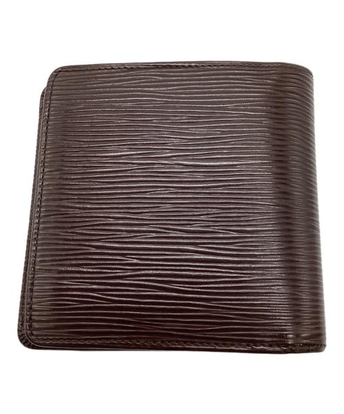 LOUIS VUITTON（ルイ ヴィトン）LOUIS VUITTON (ルイ ヴィトン) ポルトビエカルトクレディモネ 2つ折り財布 ブラウンの古着・服飾アイテム