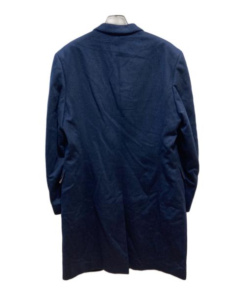 Paul Smith COLLECTION（ポールスミス コレクション）Paul Smith COLLECTION (ポールスミス コレクション) ウールカシミヤチェスターコート ネイビー サイズ:XLの古着・服飾アイテム