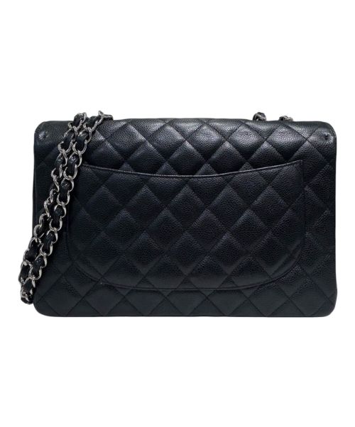 CHANEL（シャネル）CHANEL (シャネル) デカマトラッセ30 ブラック×シルバー金具 サイズ:30の古着・服飾アイテム