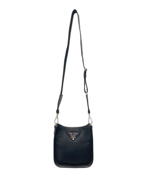 PRADA（プラダ）PRADA (プラダ) ヴィッテロダイノミニショルダーバッグ ブラックの古着・服飾アイテム