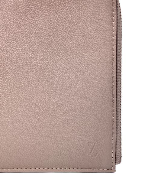 LOUIS VUITTON（ルイ ヴィトン）LOUIS VUITTON (ルイ ヴィトン) ラウンドファスナーポシェット ライトグレーの古着・服飾アイテム