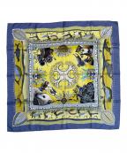 HERMESエルメス）の古着「シルクスカーフ」｜ブルー×イエロー