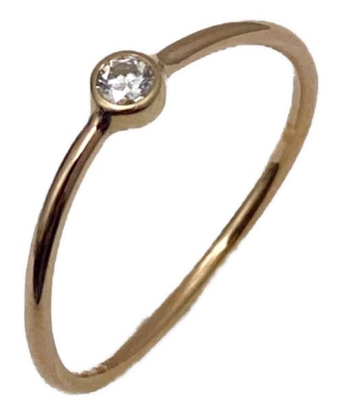 TIFFANY & Co.（ティファニー）TIFFANY & Co. (ティファニー) ウェーブ シングルロウ ダイヤモンド リング サイズ:13.5号の古着・服飾アイテム