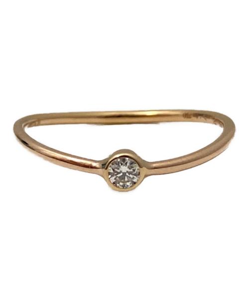 TIFFANY & Co.（ティファニー）TIFFANY & Co. (ティファニー) ウェーブ シングルロウ ダイヤモンド リング サイズ:13.5号の古着・服飾アイテム