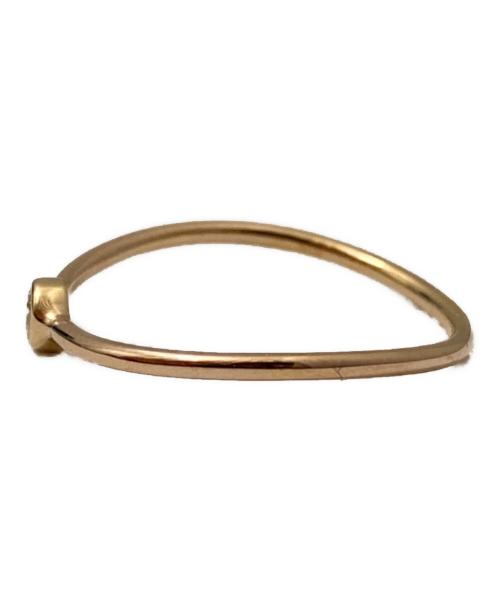 TIFFANY & Co.（ティファニー）TIFFANY & Co. (ティファニー) ウェーブ シングルロウ ダイヤモンド リング サイズ:13.5号の古着・服飾アイテム