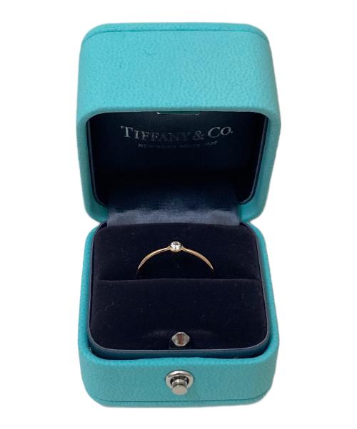 TIFFANY & Co.（ティファニー）TIFFANY & Co. (ティファニー) ウェーブ シングルロウ ダイヤモンド リング サイズ:13.5号の古着・服飾アイテム
