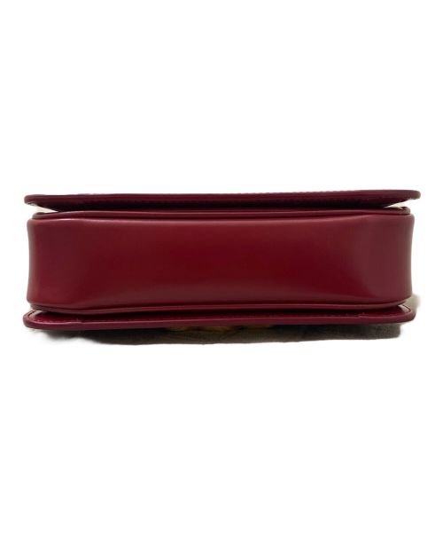 CELINE（セリーヌ）CELINE (セリーヌ) ティーン トリオンフショルダーバッグ ボルドー サイズ:ティーンの古着・服飾アイテム