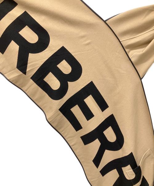 BURBERRY（バーバリー）BURBERRY (バーバリー) ビッグロゴ ケープ ポンチョ フード ベージュの古着・服飾アイテム