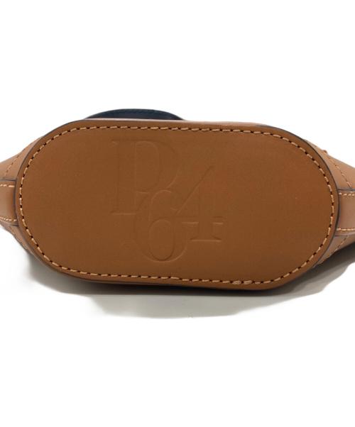 PARIS/64（パリ64）PARIS/64 (パリ64) 2WAYショルダーバッグ ブラウンの古着・服飾アイテム