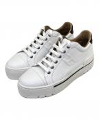 HERMESエルメス）の古着「スニーカー《ヴォルテージ》」｜ホワイト×ブラック