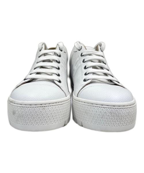 HERMES（エルメス）HERMES (エルメス) スニーカー《ヴォルテージ》 ホワイト×ブラック サイズ:37 1/2の古着・服飾アイテム