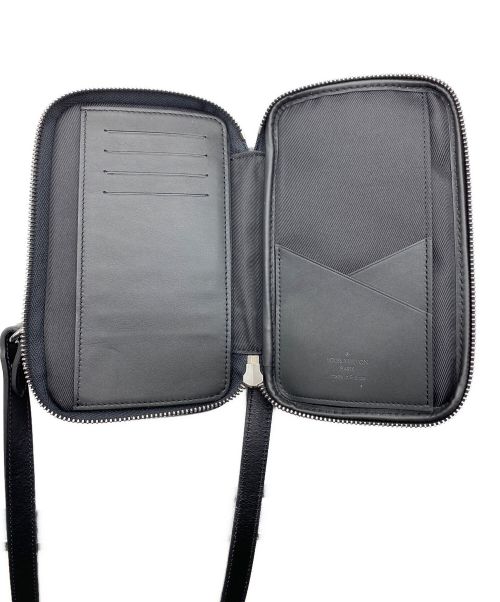 LOUIS VUITTON（ルイ ヴィトン）LOUIS VUITTON (ルイ ヴィトン) ダブルフォンポーチ グレー サイズ:-の古着・服飾アイテム
