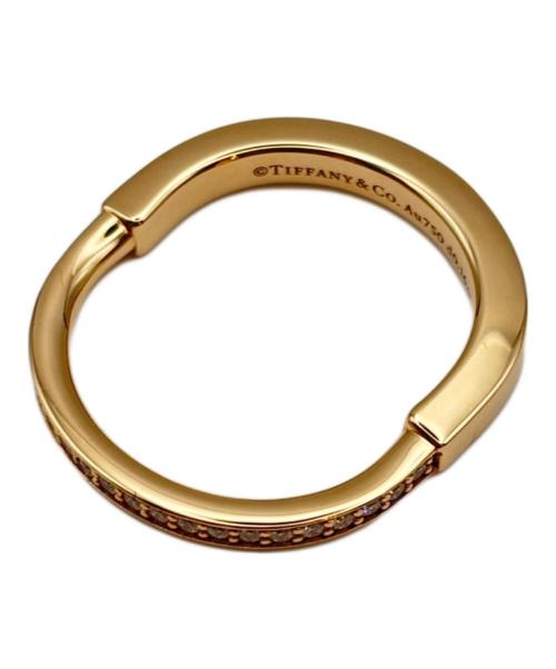 TIFFANY & Co.（ティファニー アンド コー）TIFFANY & Co. (ティファニー) Tiffany Lock ザ・ロック ハーフダイヤ リング サイズ:13号の古着・服飾アイテム