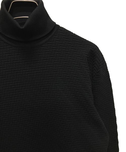 PRADA（プラダ）PRADA (プラダ) Re-Nylon タートルネック セーター ブラック サイズ:48の古着・服飾アイテム