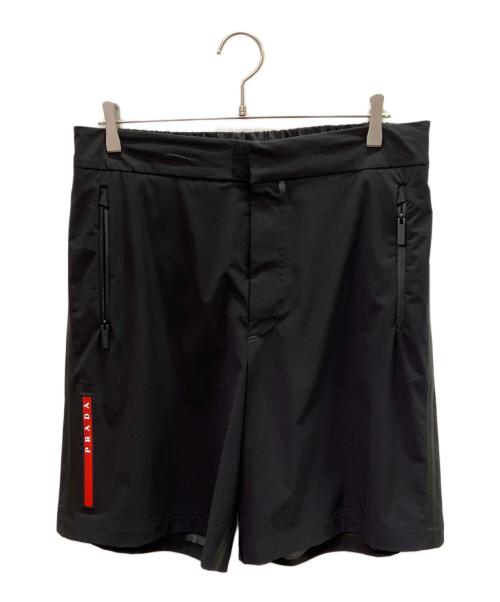 PRADA SPORTS（プラダスポーツ）PRADA SPORTS (プラダスポーツ) ナイロンショートパンツ ブラック サイズ:Mの古着・服飾アイテム