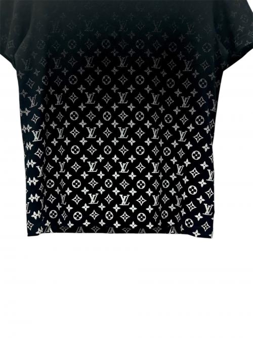 LOUIS VUITTON（ルイ ヴィトン）LOUIS VUITTON (ルイ ヴィトン) モノグラムグラディエントTシャツ ブラック×ホワイト サイズ:Mの古着・服飾アイテム
