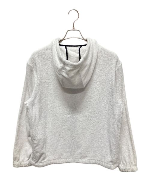 PRADA（プラダ）PRADA (プラダ) 22SS テリークロス ジップパーカー ホワイト サイズ:48の古着・服飾アイテム