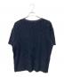 Christian Dior (クリスチャン ディオール) オブリークジャガードパイルTシャツ/リラックス フィットTシャツ ネイビー サイズ:M：70000円