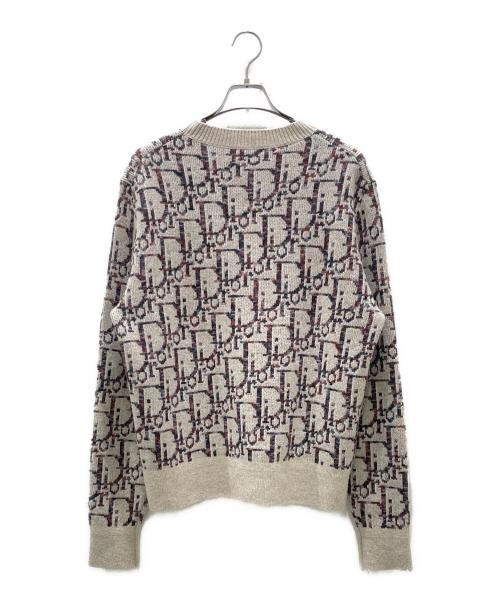 Dior（ディオール）Dior (ディオール) オブリークウールニット ベージュ サイズ:Lの古着・服飾アイテム