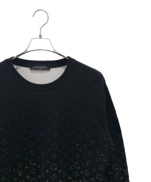 LOUIS VUITTON（ルイ ヴィトン）LOUIS VUITTON (ルイ ヴィトン) グラディエントモノグラムスウェット ブラック サイズ:Mの古着・服飾アイテム
