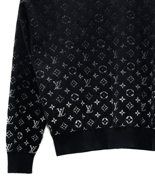 LOUIS VUITTON（ルイ ヴィトン）LOUIS VUITTON (ルイ ヴィトン) グラディエントモノグラムスウェット ブラック サイズ:Mの古着・服飾アイテム