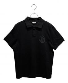 MONCLER（モンクレール）の古着「半袖ポロシャツ」｜ブラック