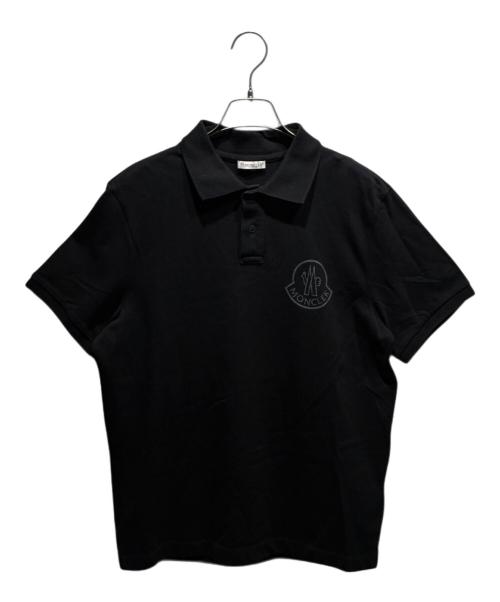 MONCLER（モンクレール）MONCLER (モンクレール) 半袖ポロシャツ ブラック サイズ:Mの古着・服飾アイテム