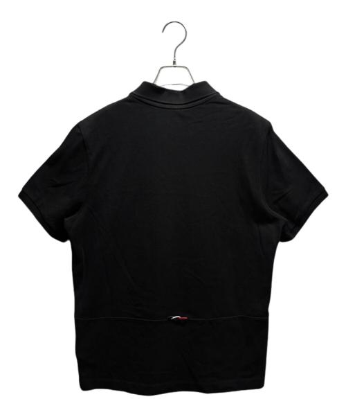 MONCLER（モンクレール）MONCLER (モンクレール) 半袖ポロシャツ ブラック サイズ:Mの古着・服飾アイテム