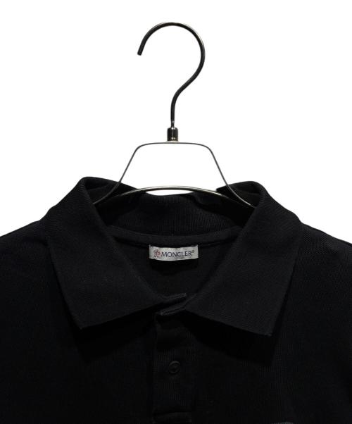 MONCLER（モンクレール）MONCLER (モンクレール) 半袖ポロシャツ ブラック サイズ:Mの古着・服飾アイテム