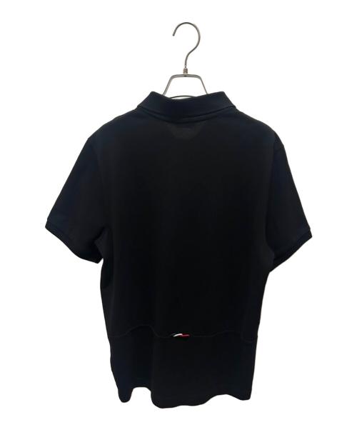 MONCLER（モンクレール）MONCLER (モンクレール) 半袖ポロシャツ ブラック サイズ:Mの古着・服飾アイテム