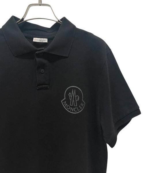 MONCLER（モンクレール）MONCLER (モンクレール) 半袖ポロシャツ ブラック サイズ:Mの古着・服飾アイテム