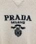 中古・古着 PRADA (プラダ) 21AW PRADA ウールxカシミヤ クルーネック セーター ホワイト サイズ:50：60000円
