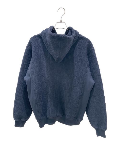 Dior（ディオール）Dior (ディオール) オブリークジャガードプルオーバーパーカー ネイビー サイズ:Mの古着・服飾アイテム